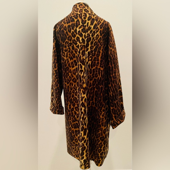 NEW Norma Kamali Leopard Print Coat - Picture 3 of 5